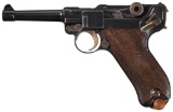 German DWM 1908 Commercial Luger Pistol with Matching Magazine
