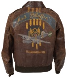 Identified WWII USAAF B-24 Ain’t Bluffin’ A-2 Flight Jacket