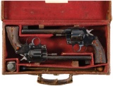 Pair of Colt New Service Flattop Target 455 Eley Revolvers