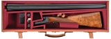 Game Scene Engraved Winchester Model 21 Double Barrel Shotgun