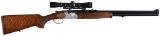 F. Bielli Engraved Beretta Model 689E Over/Under Double Rifle