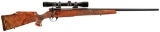 W. German Weatherby Mark V Deluxe Bolt Action Rifle with Scope