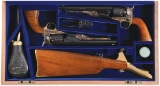 Cased Colt United States Cavalry Model 1860 Army Revolver Set