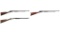 Three Winchester Slide Action Rifles