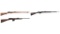 Three European Military Pattern Bolt Action Rifles