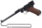 World War I German DWM Model 1914 Artillery Luger Pistol