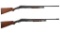 Two Winchester Model 1897 Slide Action Shotguns