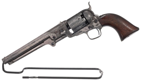 Colt London Model 1851 Navy Percussion Revolver with Holster