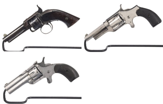 Three Antique American Cartridge Revolvers