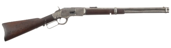 Antique Winchester Model 1873 Lever Action Saddle Ring Carbine