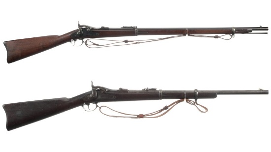Two U.S. Springfield Trapdoor Rifles