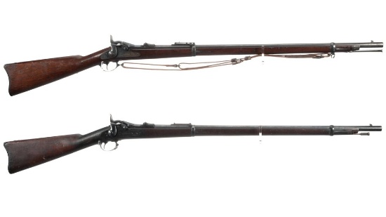 Two U.S. Springfield Trapdoor Rifles