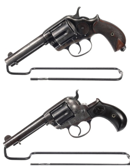 Two Colt Double Action Revolvers