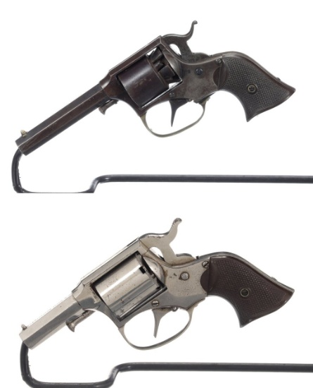 Two Remington Rider Pocket Double Action Revolvers