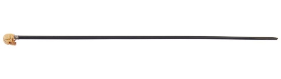 Gentleman's Cane with Carved Skull Head