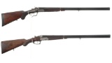 Two Factory Engraved German Drillings