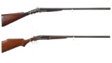 Two Double Barrel Shotguns