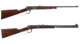 Two Winchester Lever Action Long Guns