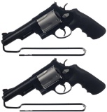 Two Consecutively Serialized S&W 500 Revolvers with Boxes