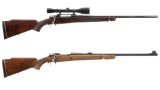 Two Browning High Power Safari Grade Bolt Action Rifles