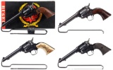 Four Ruger Single-Six Single Action Revolvers
