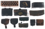 Grouping of Leather Pouches