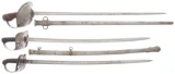 Three Military Swords