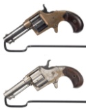 Two Colt House Model Cloverleaf Spur Trigger Revolvers