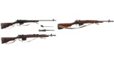 Three British Commonwealth Military Bolt Action Rifles