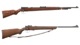 Two Military Pattern Bolt Action Training Rifles