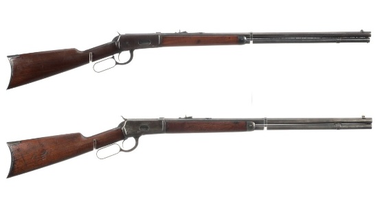 Two Antique Winchester Model 1894 Lever Action Rifles