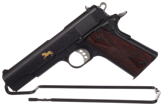 Engraved Colt Premier Edition Government Model Pistol