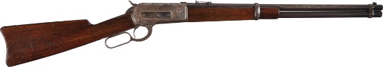 Antique Winchester Model 1886 Lever Action Saddle Ring Carbine