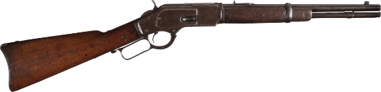 Antique Winchester Model 1873 Lever Action Trapper's Carbine