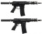 Two AR Style Semi-Automatic Pistols