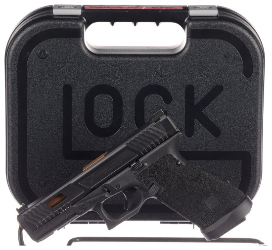 Glock/TTI Combat Master Model 17 Semi-Automatic Pistol with Case