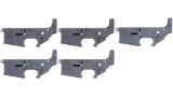 Five Pre-Ban Essential Arms Co. Model J-15 Lower Receivers