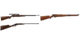 Three .22 Caliber Rifles