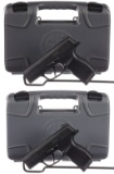 Two Sig Sauer Model P365 Semi-Automatic Pistols with Cases