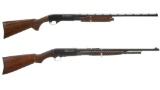 Two Remington Slide Action Long Guns