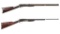 Two Colt Lightning Slide Action Rifles