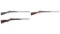 Three U.S. Springfield Trapdoor Longarms