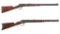 Two Winchester Model 1886 Lever Action Rifles