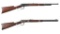 Two Winchester Lever Action Rifles