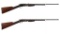 Two Colt Small Frame Lightning Slide Action Rifles