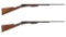 Two Colt Lightning Small Frame Slide Action Rifles