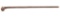 Folk Art Style Carved Bulldog Hazelwood Root Cane