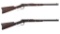 Two Winchester Lever Action Saddle Ring Carbines