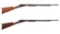 Two Winchester Model 90 Slide Action Rifles