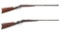 Two Antique Winchester Model 1885 Single Shot Rifles